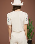 Natural Floral Bae Blouse
