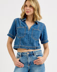 Medium Denim Billie Top