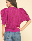 Magenta Callie Sweater