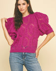 Magenta Callie Sweater