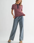 Sky & Mocha Karley Top