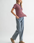 Sky & Mocha Karley Top