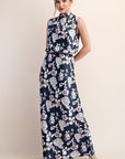 Navy Maxi Janice Skirt