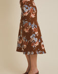 Summer Basket Midi Skirt