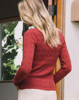 Burnt Sienna Nalea Cardigan