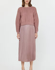Ash Rose Long Sleeve Pullover Sweater