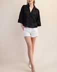 Black Emory Button Up