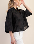 Black Emory Button Up