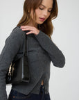 Charcoal Ada Cardigan