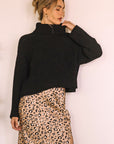 Black Turtle Neck Sweater