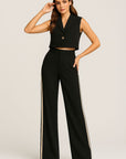 Black Cream The Phoenix Two Piece Power Top