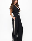 Black Cream The Phoenix Two Piece Power Top