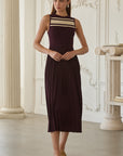 Burgundy Hannah Dress