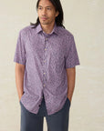 Lavender Sky Canopy SS Movement Monterrey Shirt