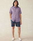Lavender Sky Canopy SS Movement Monterrey Shirt