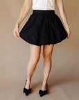 Black Florence Mini Skirt