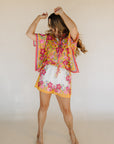 Tangerine & Pink Keilani Shorts