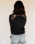 Black Rosebud Cuff