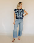 Light Barrel With Seams Jean