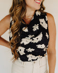 Silky Black Jayna Top
