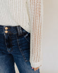 Macrame Airy Openwork Sweater