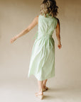 Kiwi/Ivory Stripe The Good Behavior Dress