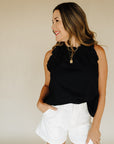 Black Taelor Top