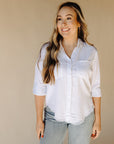 White The Perfect Linen Top
