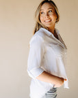 White The Perfect Linen Top