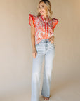 Red Poppy Blouse