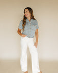 Midtown Blue Barnes Top