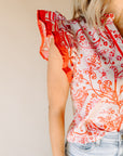 Red Poppy Blouse