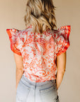 Red Poppy Blouse