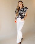 Afternoon Tea Black Blouse