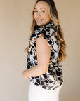 Afternoon Tea Black Blouse
