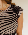 Mesa Palm Charisma Dolman Mesh Tee