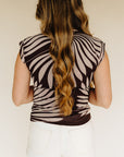 Mesa Palm Charisma Dolman Mesh Tee