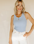 Light Blue Jozie Tank Top