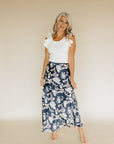 Navy Maxi Janice Skirt