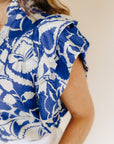 Afternoon Tea Blue Blouse