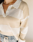 Ivory Stone Declan Sweater Top