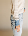 Taupe Blue Marie Cardigan