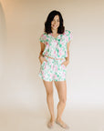 Green Becka Shorts