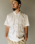 Off White Light Twill Picnic Short Sleeve Shirt
