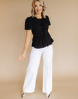 Black Peace Maker Top