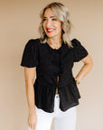 Black Peace Maker Top