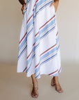 Blue & White Elora Dress