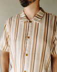 Cedar Paisley Stripe SS Shirt