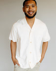 Ivory Geoffroy SS Knit Shirt