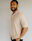 Oatmeal Kiko Sweater Polo